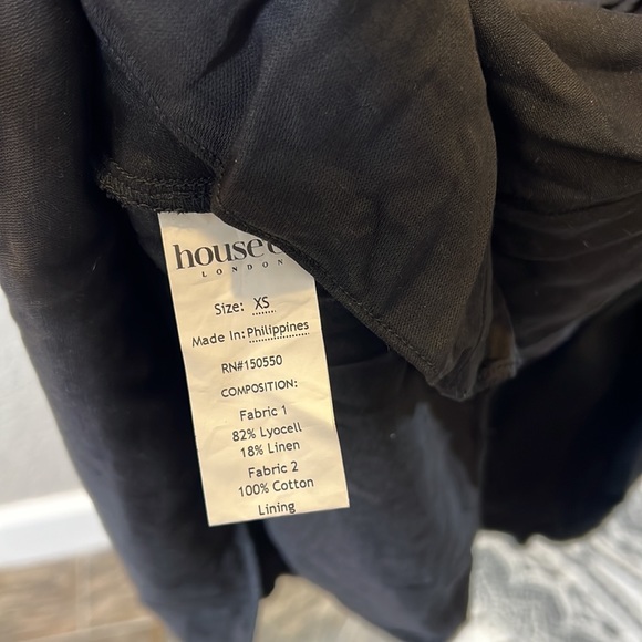 House of CB 'Tilly' Black Pin Tuck Mini Dress NWOT - Picture 12 of 12